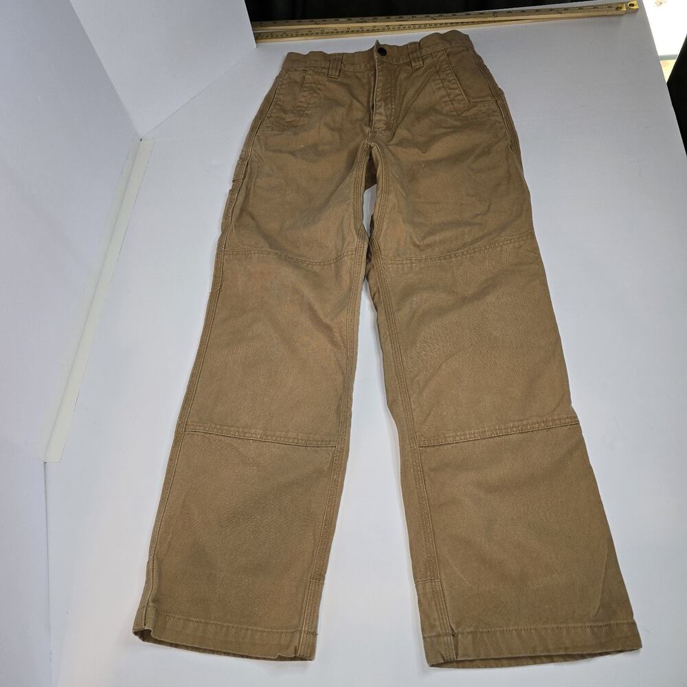 Mountain Khakis Men Gray Cargo Canvas Snap Pockets Utility 28x30 Pants